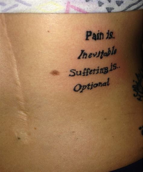 tattoos that symbolize pain